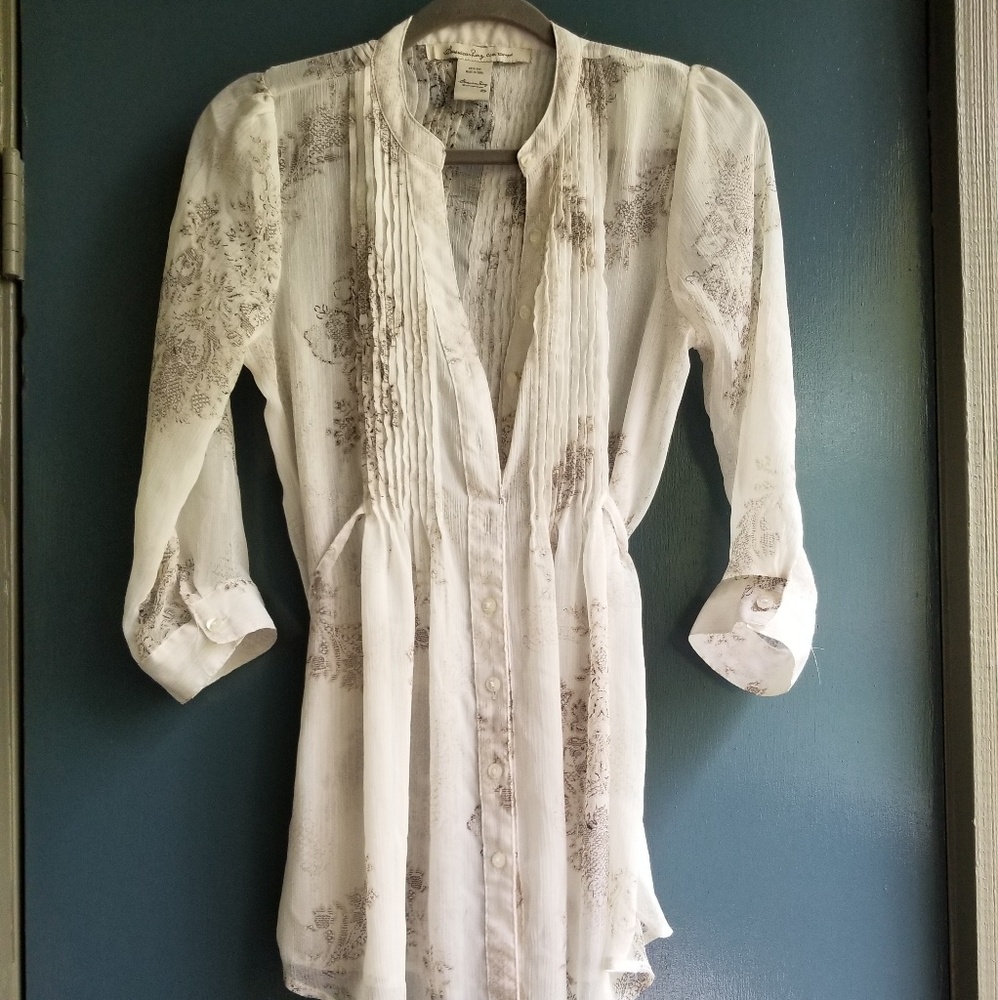 American Rag tunic with tie in the back